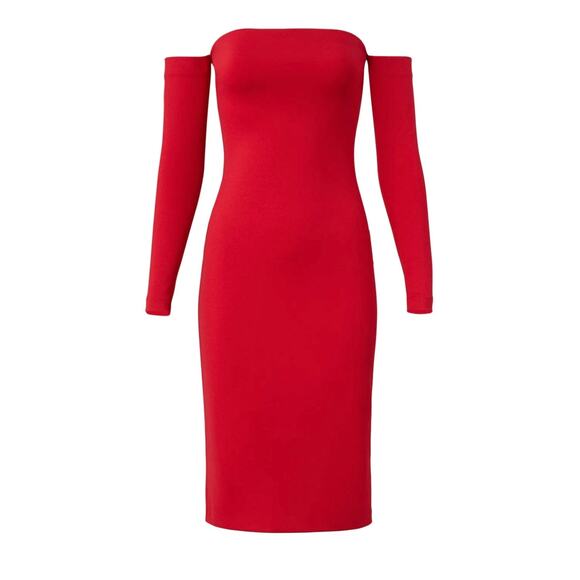 Amanda Uprichard Red Nicolette Dress M - Picture 3 of 12